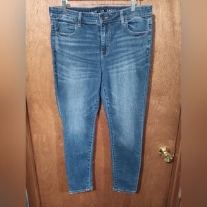 American Eagle Outfitters Dark Blue Skinny Jeans